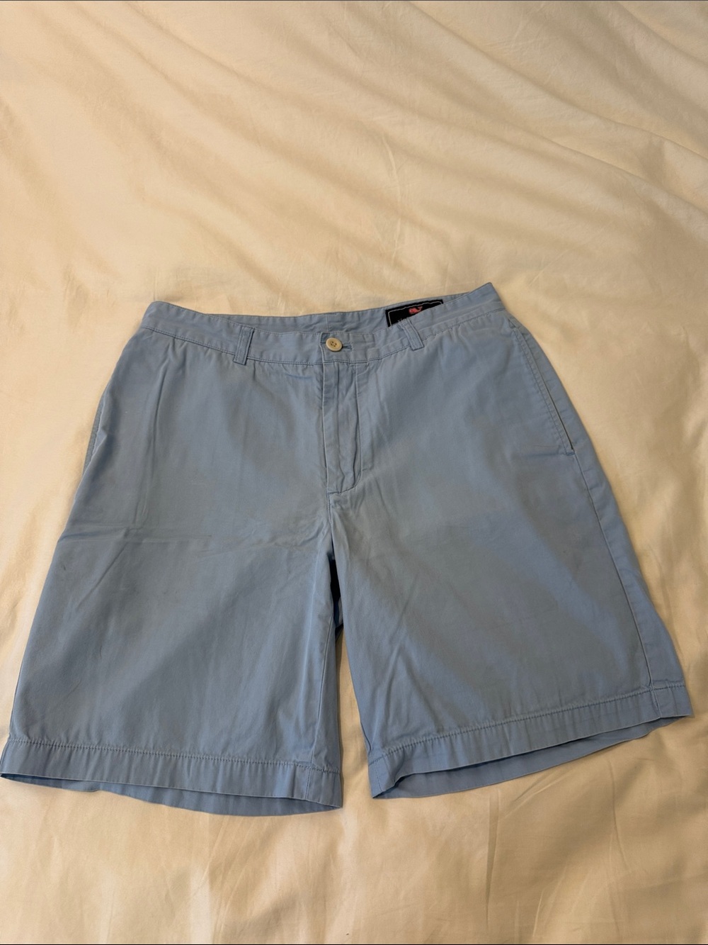 Vineyard Vines Pale Blue Flat-Front Men's Shorts